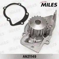 An21149 насос водяной peugeot partner/fiat ducato 1.9d/2.0d (10702070/170719/0135996/1 ) MILES AN21149