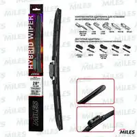 Щетка с/о гибридная miles 28/700mm в коробке для hook 9x3/9x4 cwh28ac MILES CWH28AC