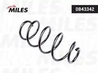 Db43342 пружина подвески vw polo 09-/ skoda rapid 12- передняя MILES DB43342