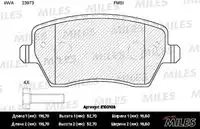 E100108 колодки тормозные lada largus/nissan note/duster/kangoo/kapturперед.semimetallic (10702070/2
