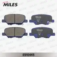 E510445 колодки тормозные (смесь ceramic) mazda 6 12-/mitsubishi outlander 12- задние (trw gdb3583) MILES E510445