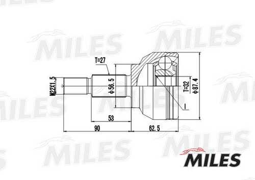 Шрус MILES GA20390