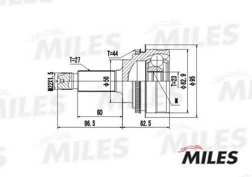 Шрус MILES GA20415