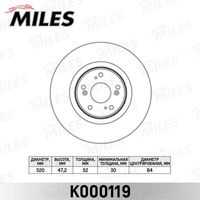 Тормозные диски MILES K000119
