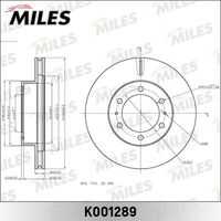 Тормозные диски MILES K001289