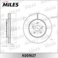 K001627 диск тормозной lexus rx300/rx350/rx400 03 передний MILES K001627
