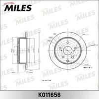 Тормозной диск MILES K011656