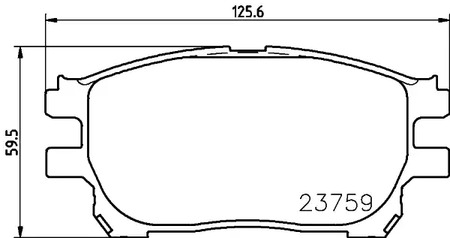 Тормозные колодки MINTEX MDB2558