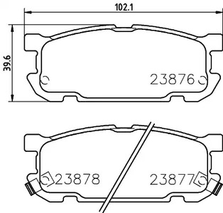 Тормозные колодки MINTEX MDB2249