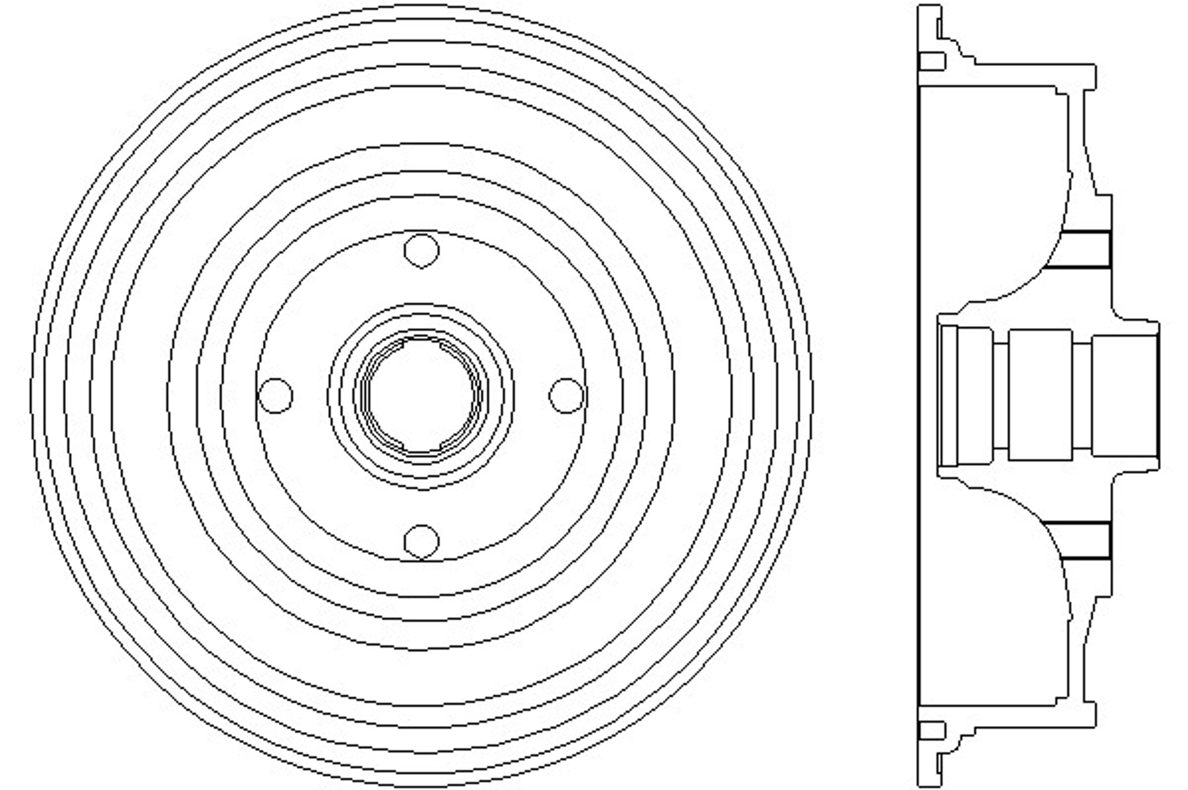 Тормозной барабан MINTEX MBD069
