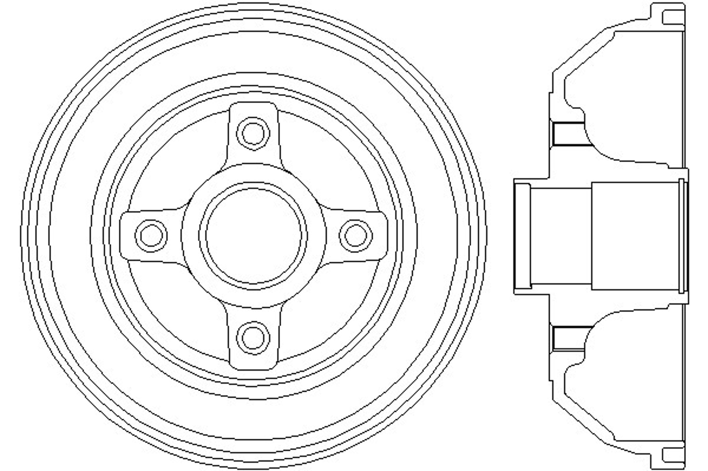 Барабан тормозной MINTEX MBD246