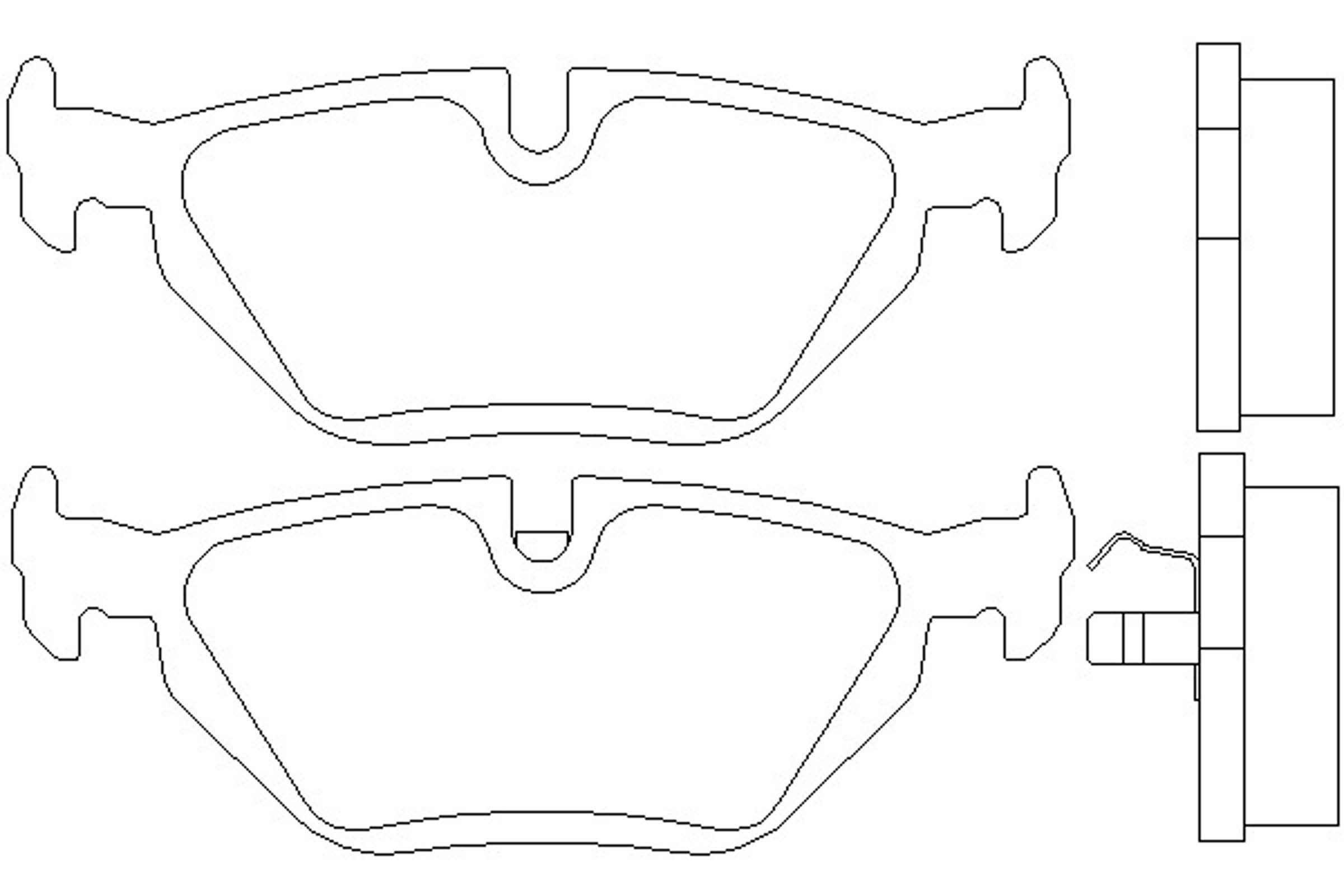Колодки тормозные дисковые MINTEX MDB1572