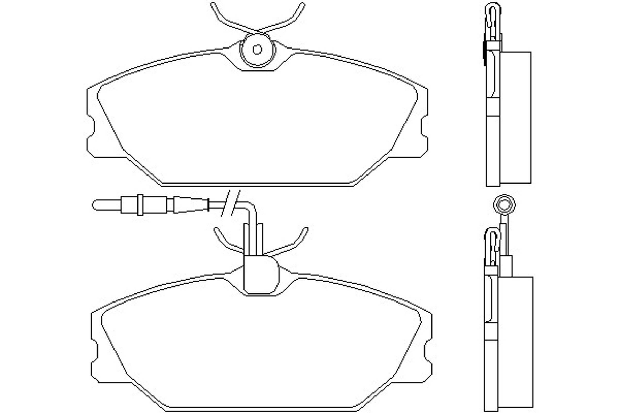 Колодки тормозные дисковые MINTEX MDB1613