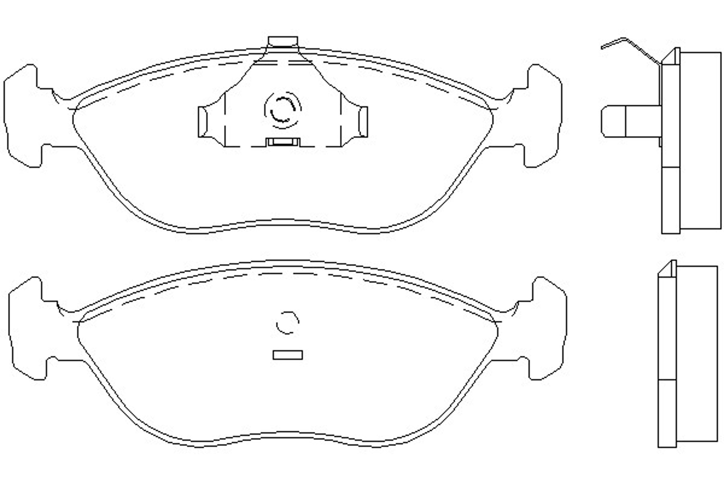 Колодки тормозные дисковые MINTEX MDB1640