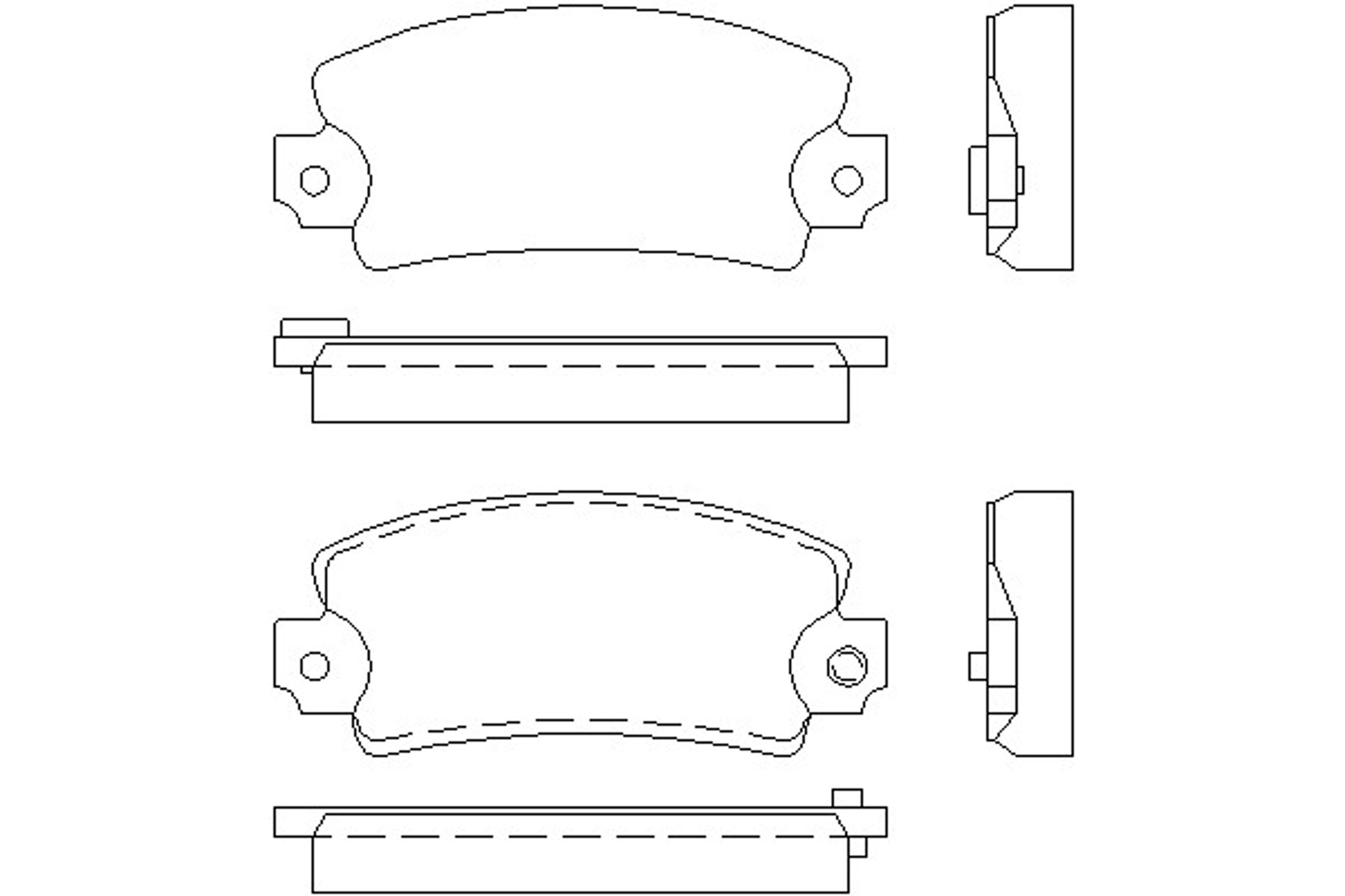 Колодки тормозные дисковые MINTEX MDB2425