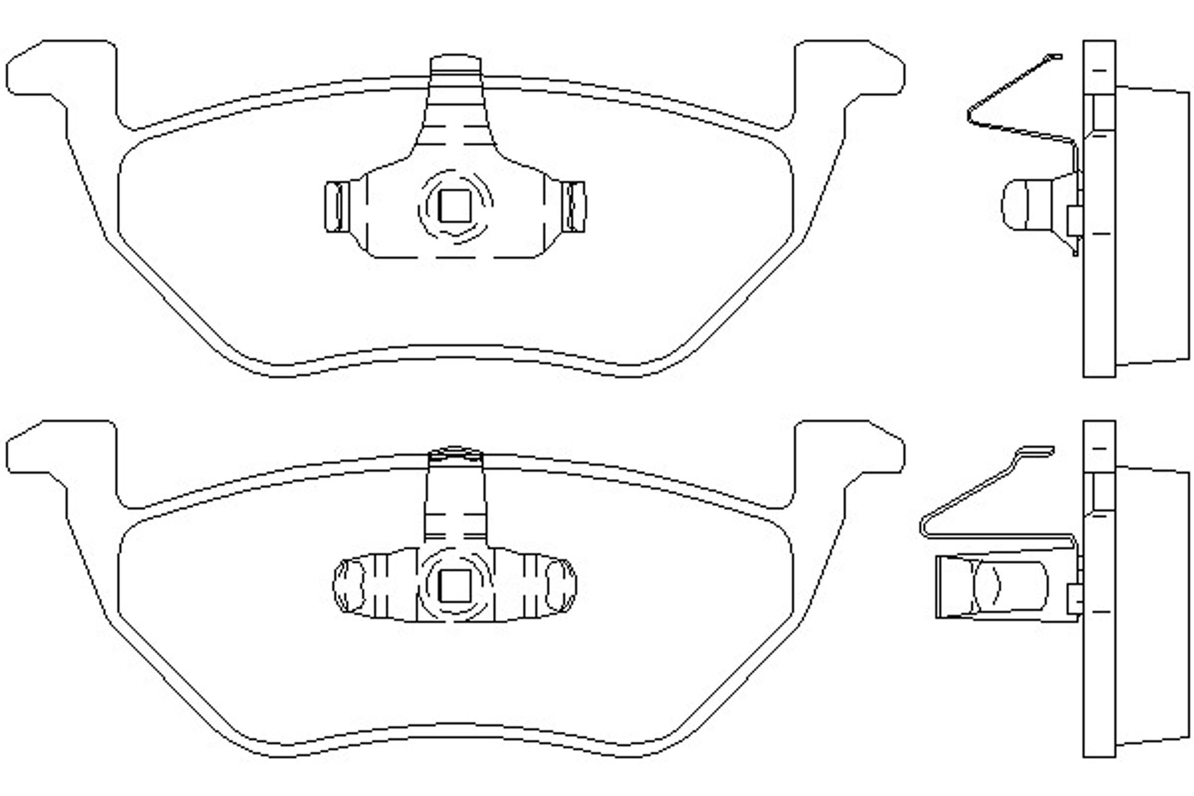 Колодки тормозные дисковые MINTEX MDB2627