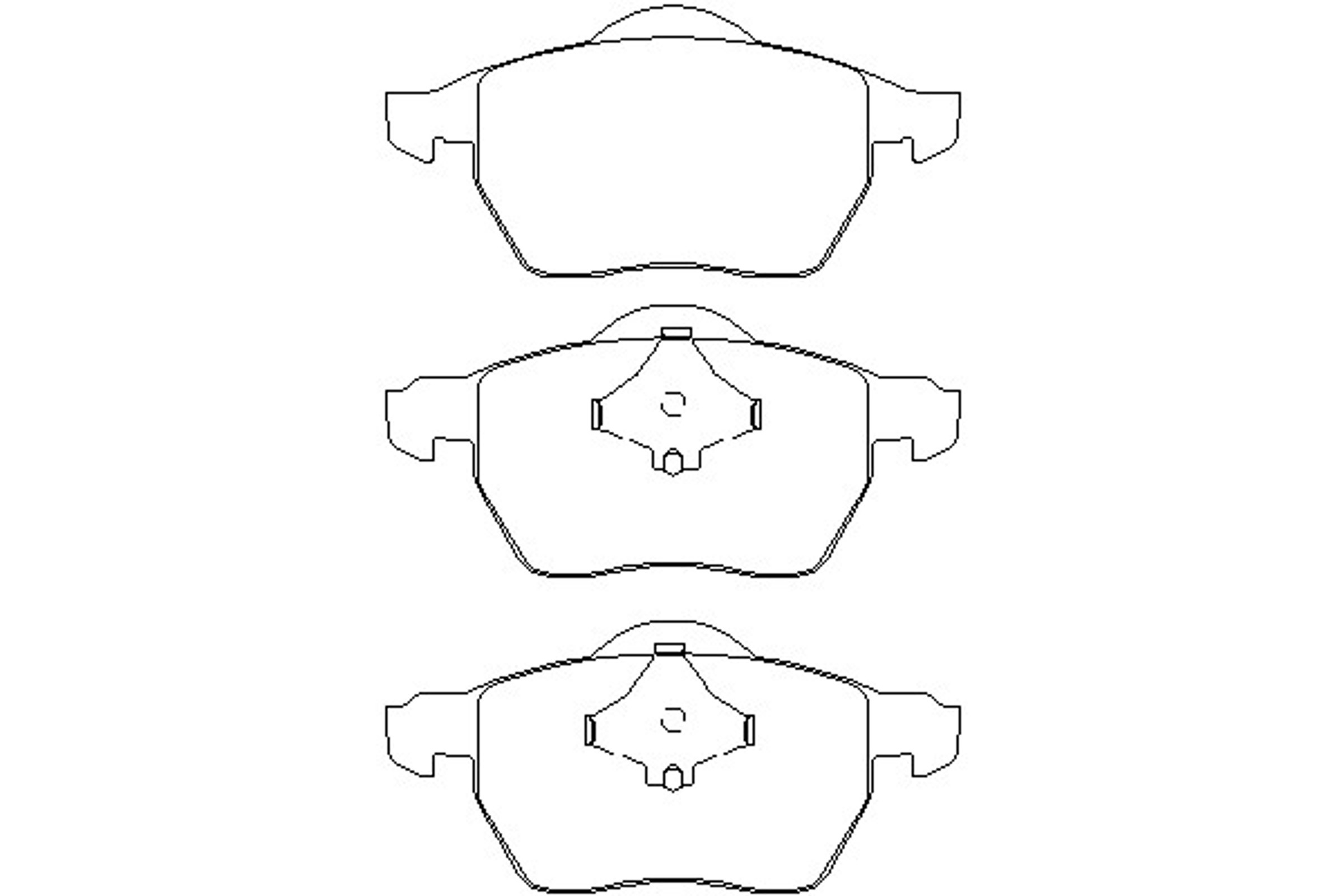 Колодки тормозные дисковые MINTEX MDB2676