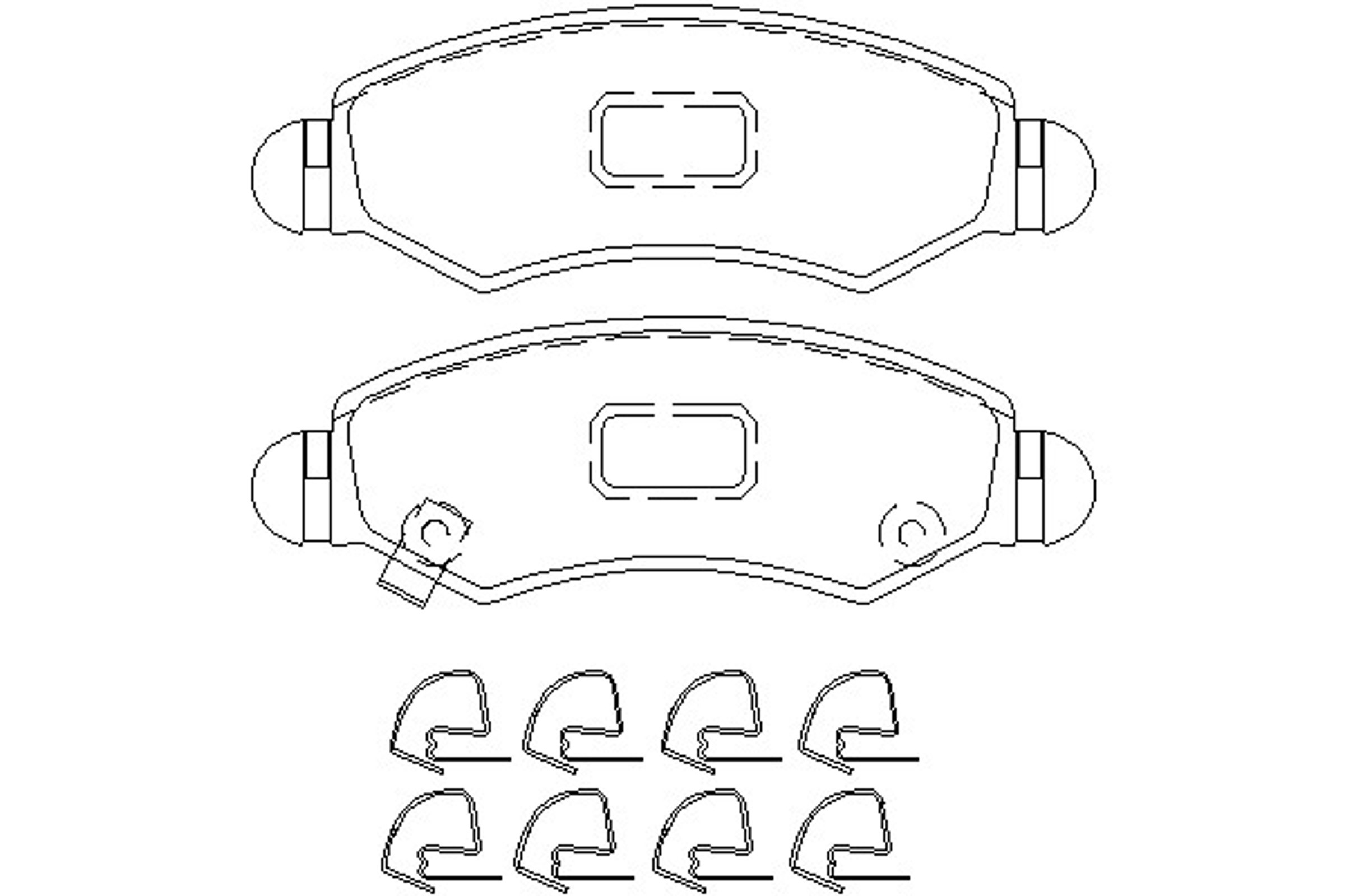 Колодки тормозные дисковые MINTEX MDB2709