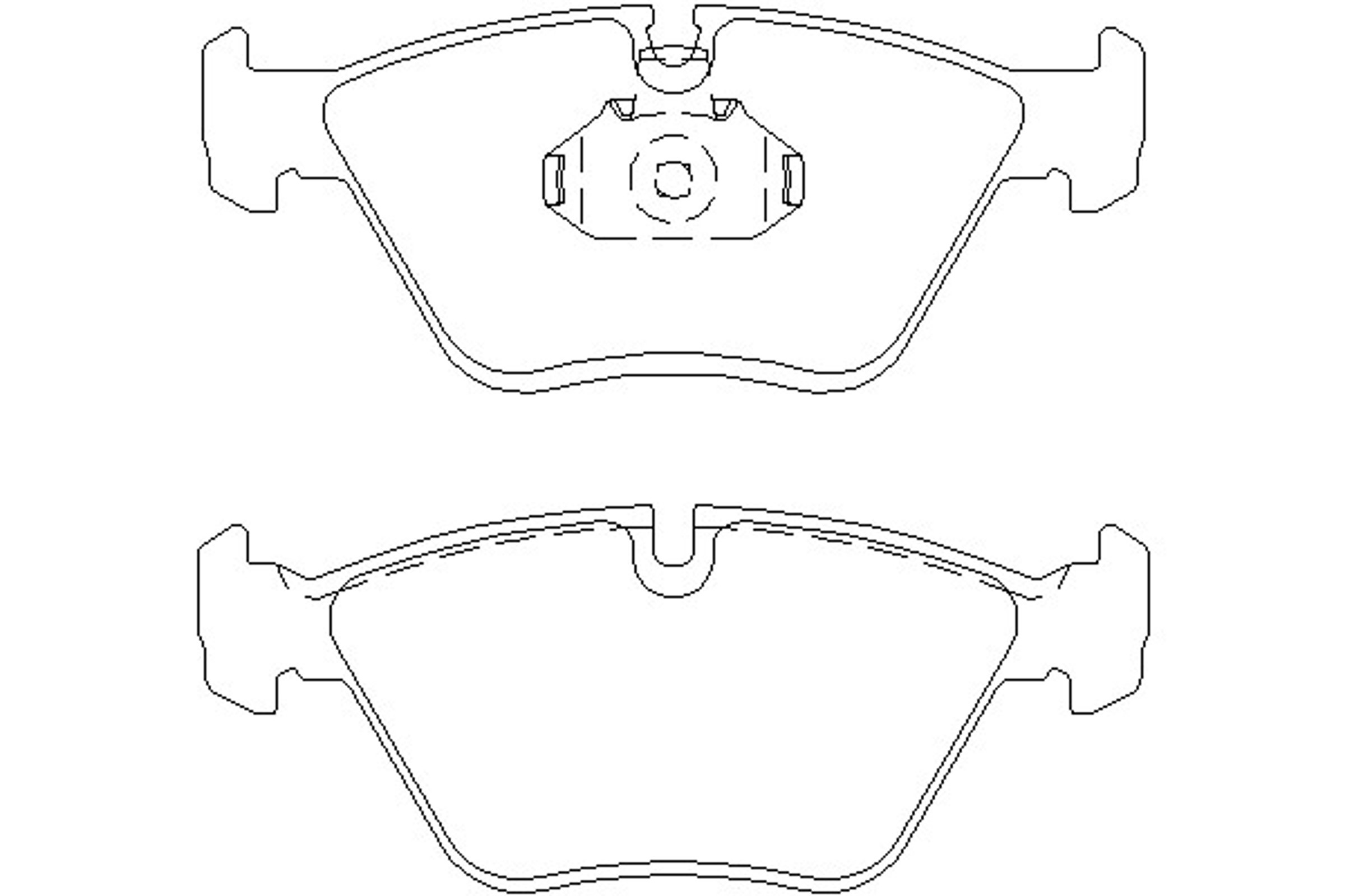 Колодки тормозные дисковые MINTEX MDB2722
