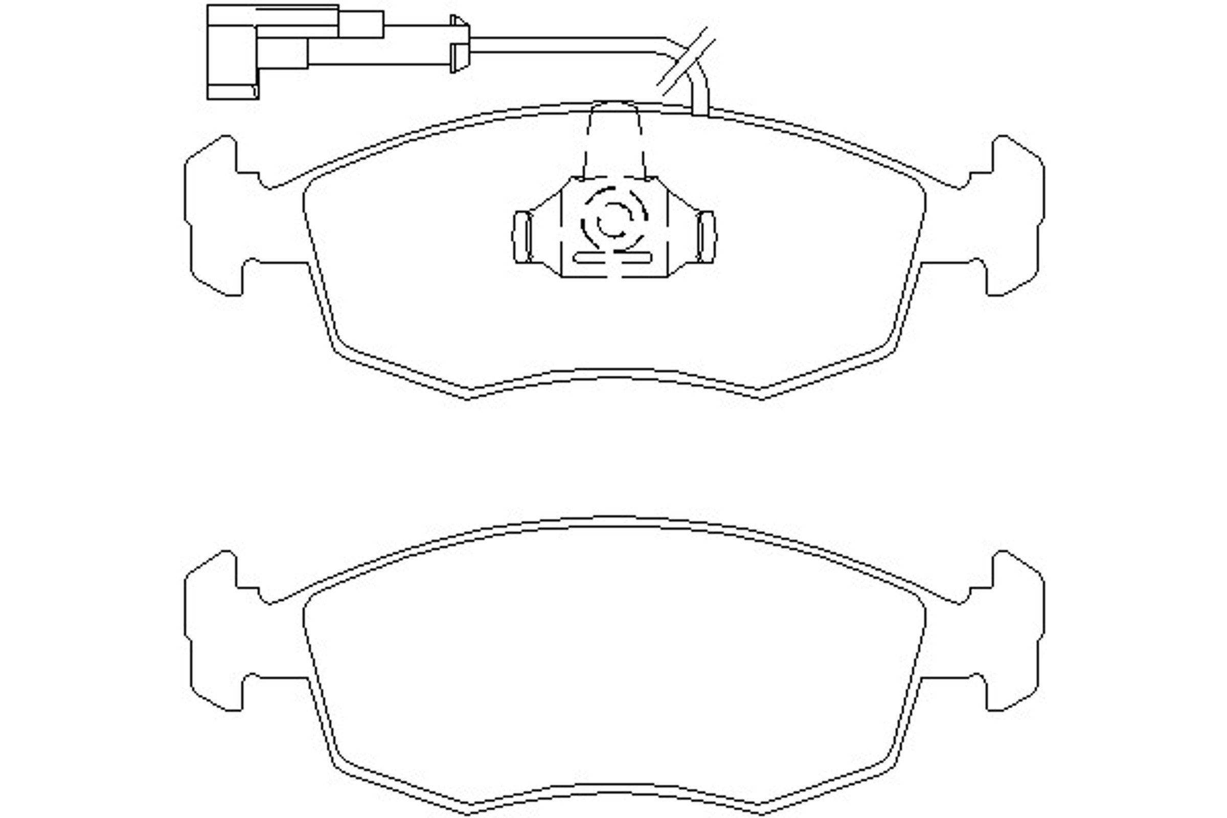 Колодки тормозные дисковые MINTEX MDB2758