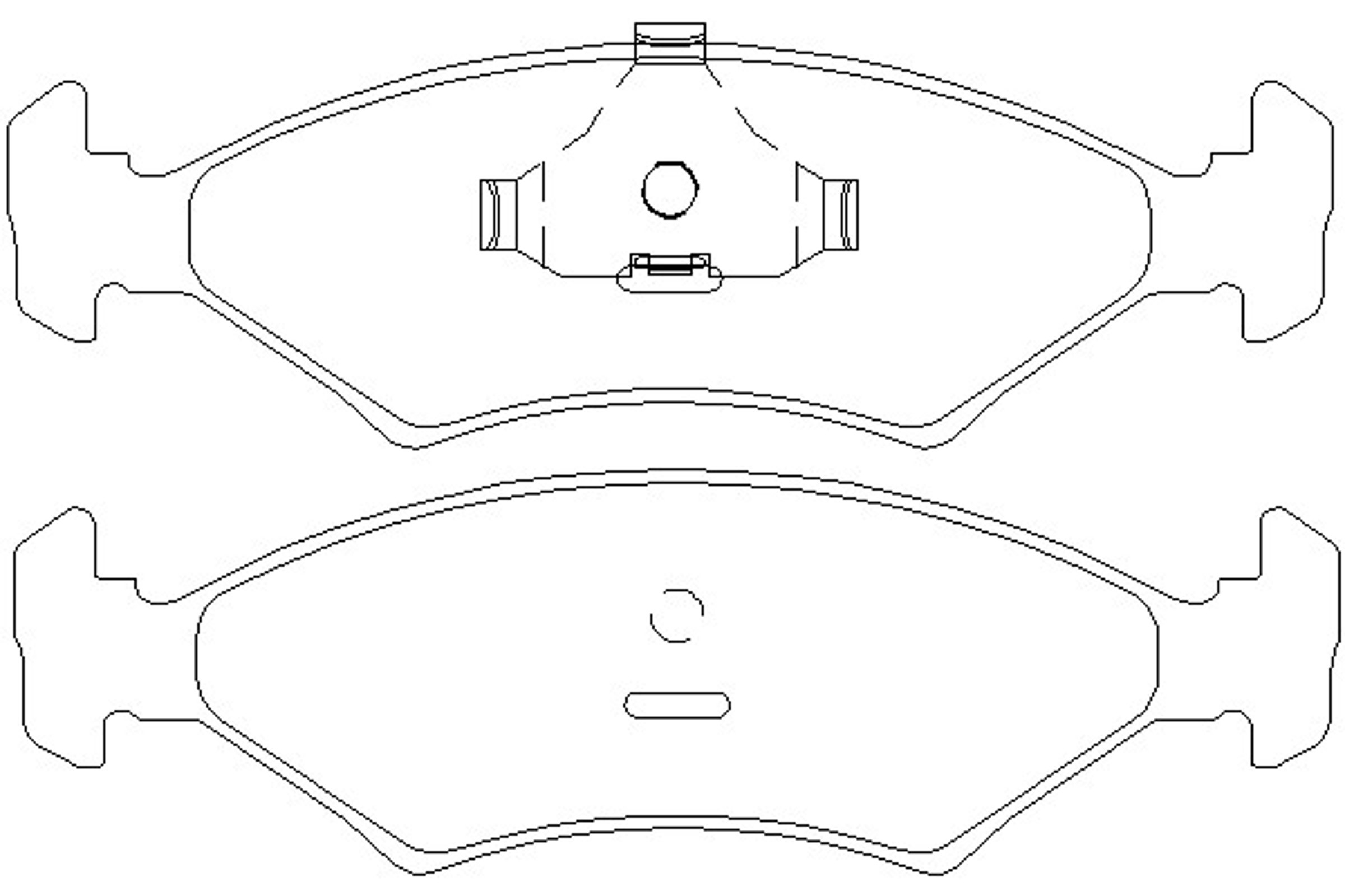 Комплект тормозов дисковый тормозной механизм MINTEX MDK0033