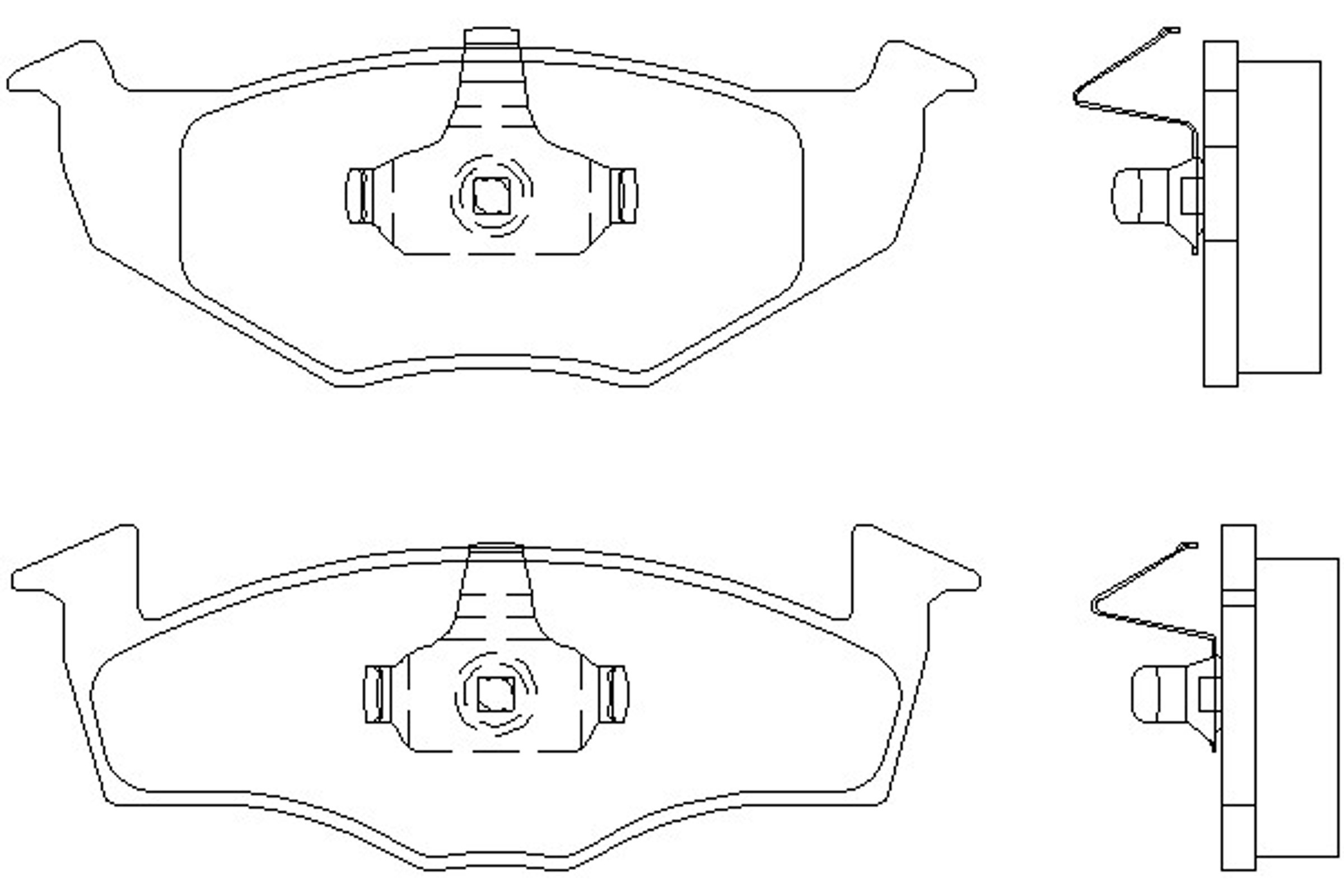Комплект тормозов дисковый тормозной механизм MINTEX MDK0100