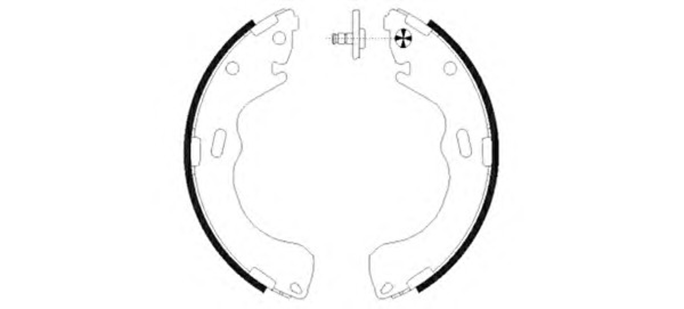 Комплект тормозных колодок MINTEX MFR505