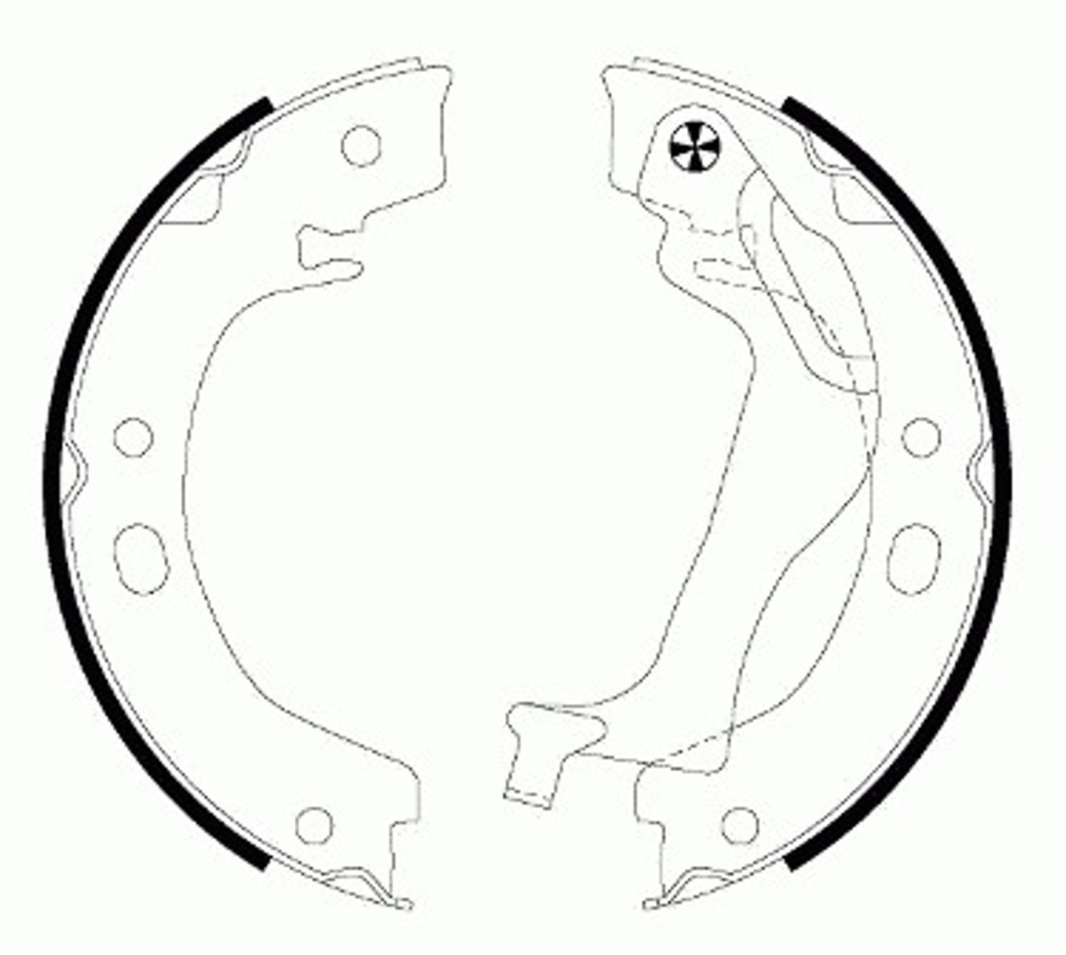 Комплект тормозных колодок стояночная тормозная система MINTEX MFR617