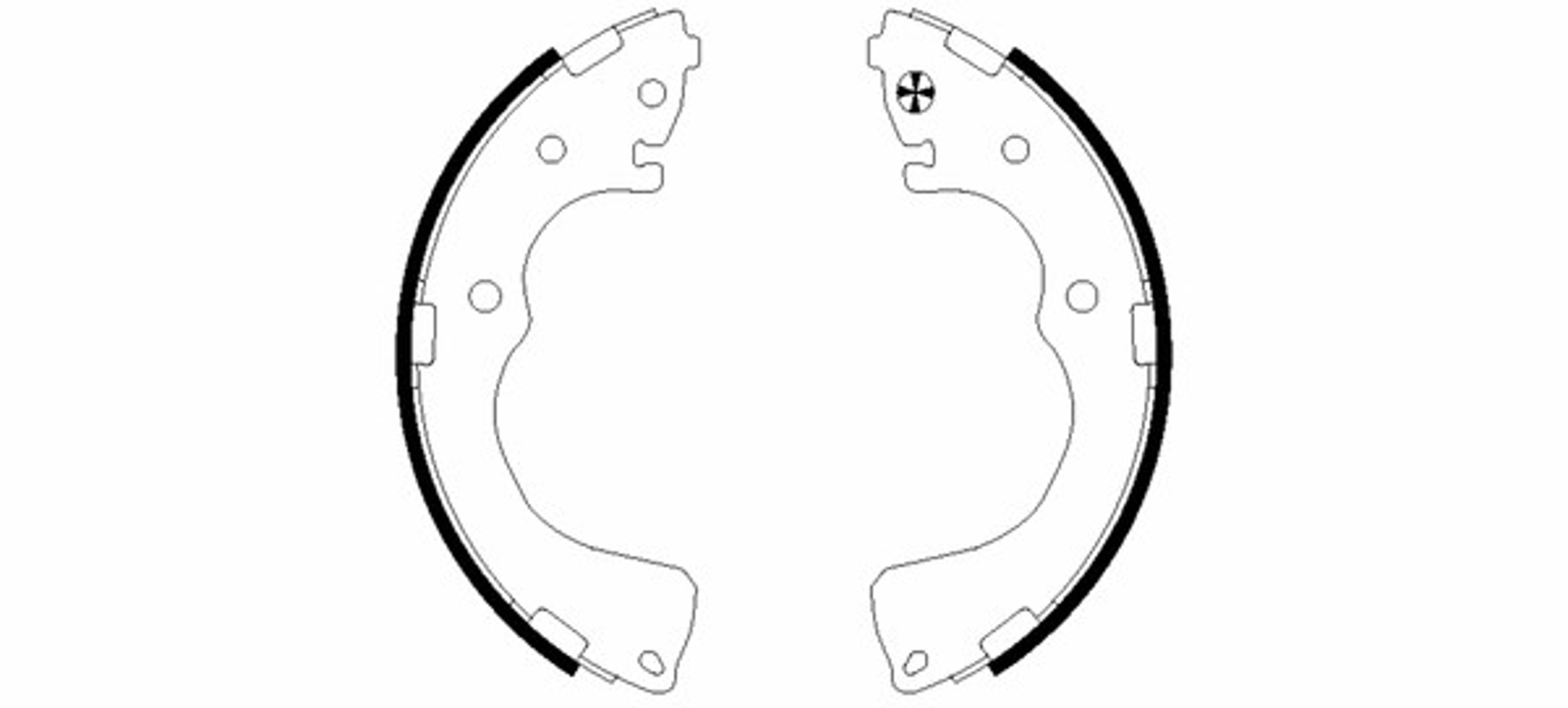 Комплект тормозных колодок MINTEX MFR632