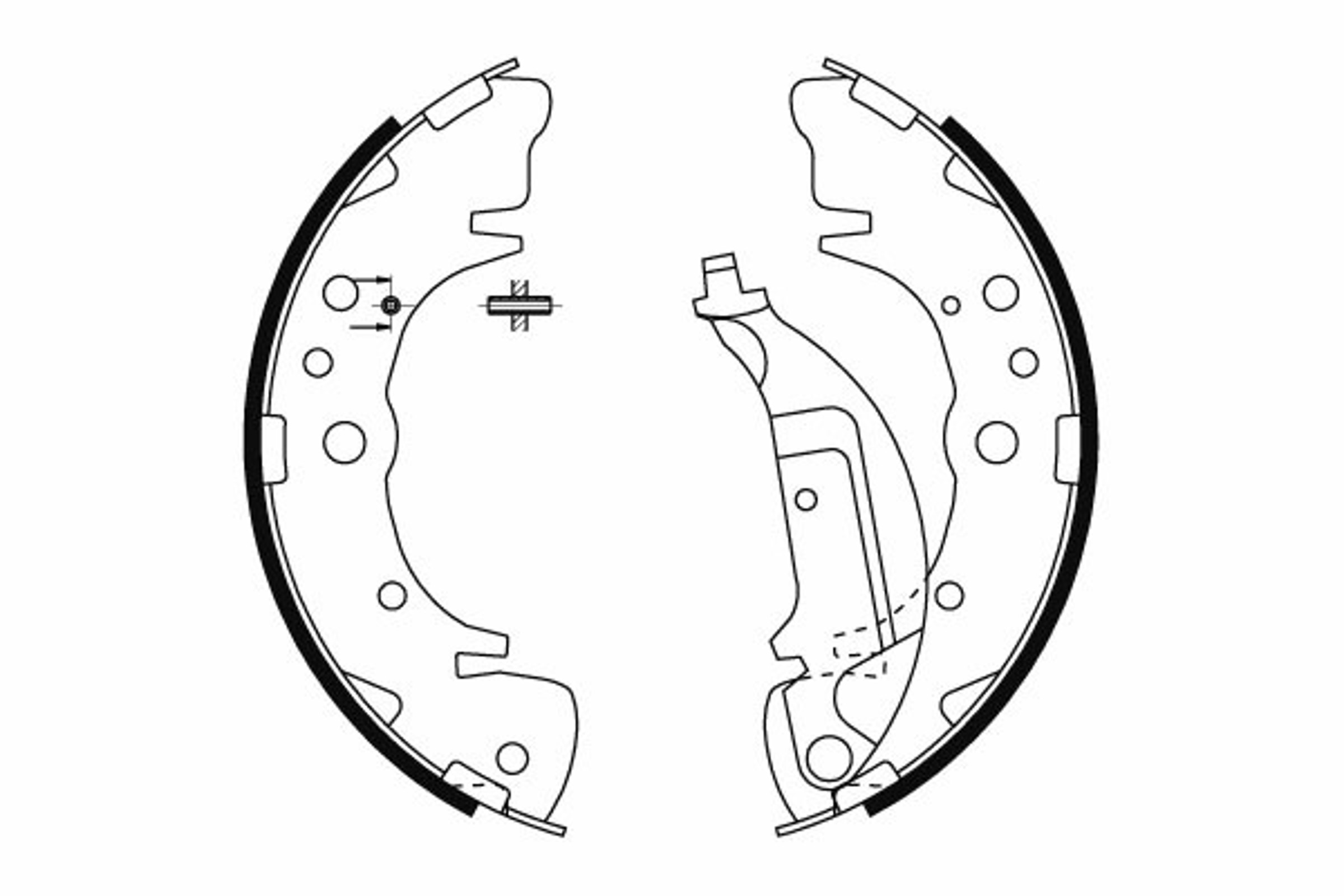 Комплект тормозных колодок MINTEX MFR667