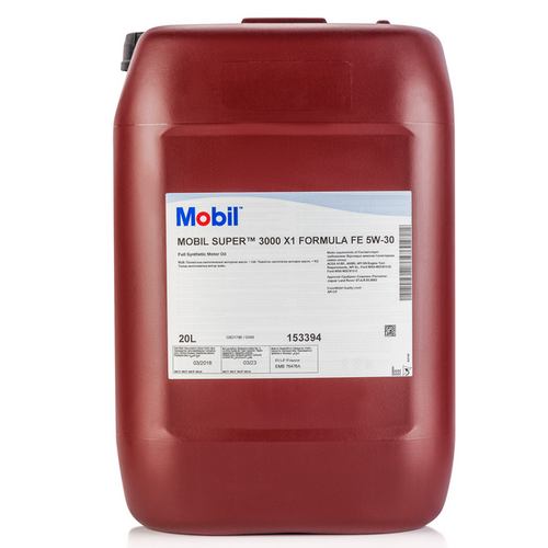 Масло моторное mobil super 3000 х1 formula fe 5w30 20л MOBIL 153394