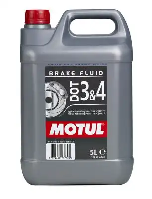 Motul dot 3 4 brake fluid (5l) жидкость тормозная MOTUL 104247