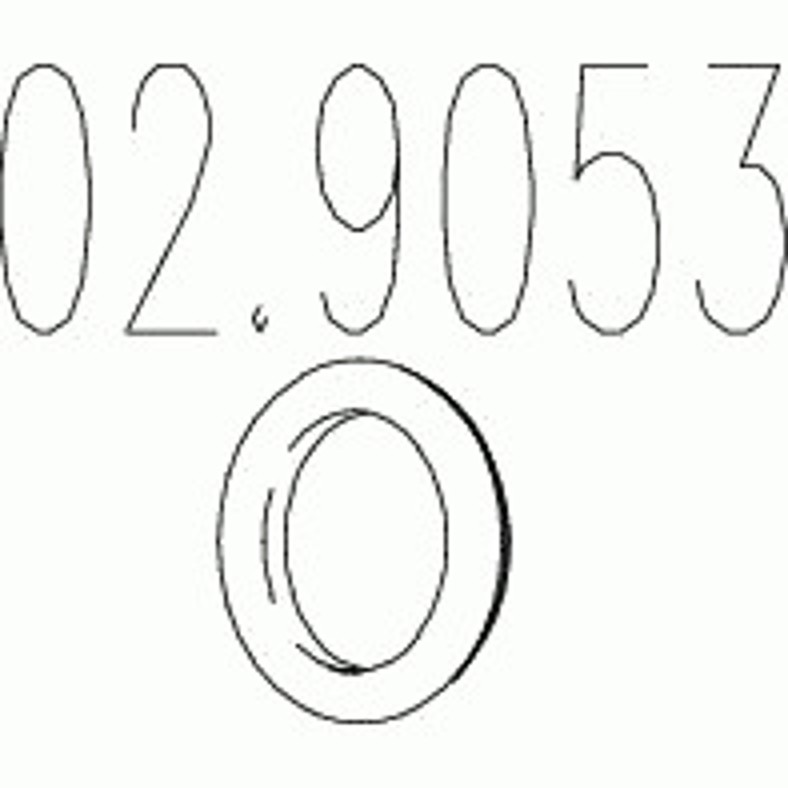 Крепление глушителя MTS 02.9053