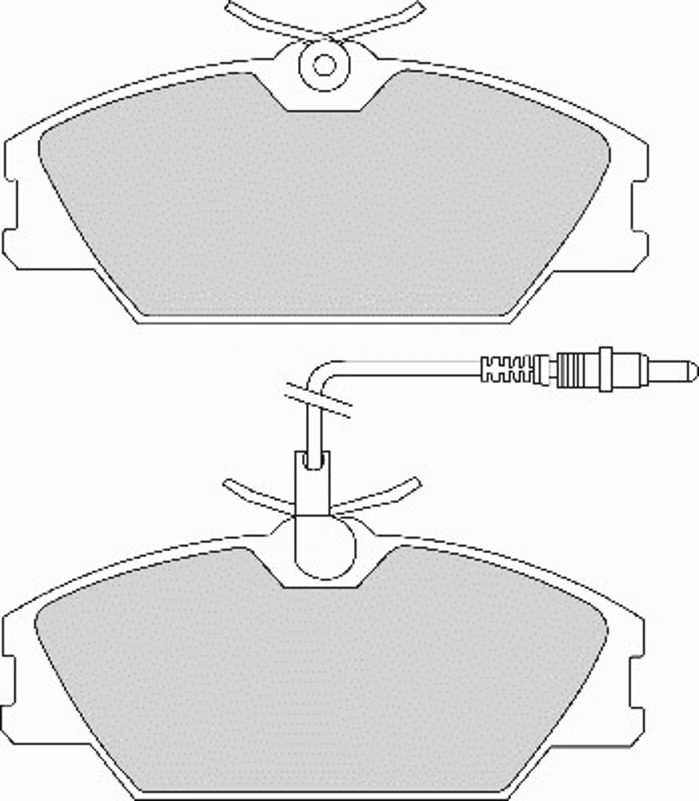 Колодки тормозные дисковые NECTO FD2112A