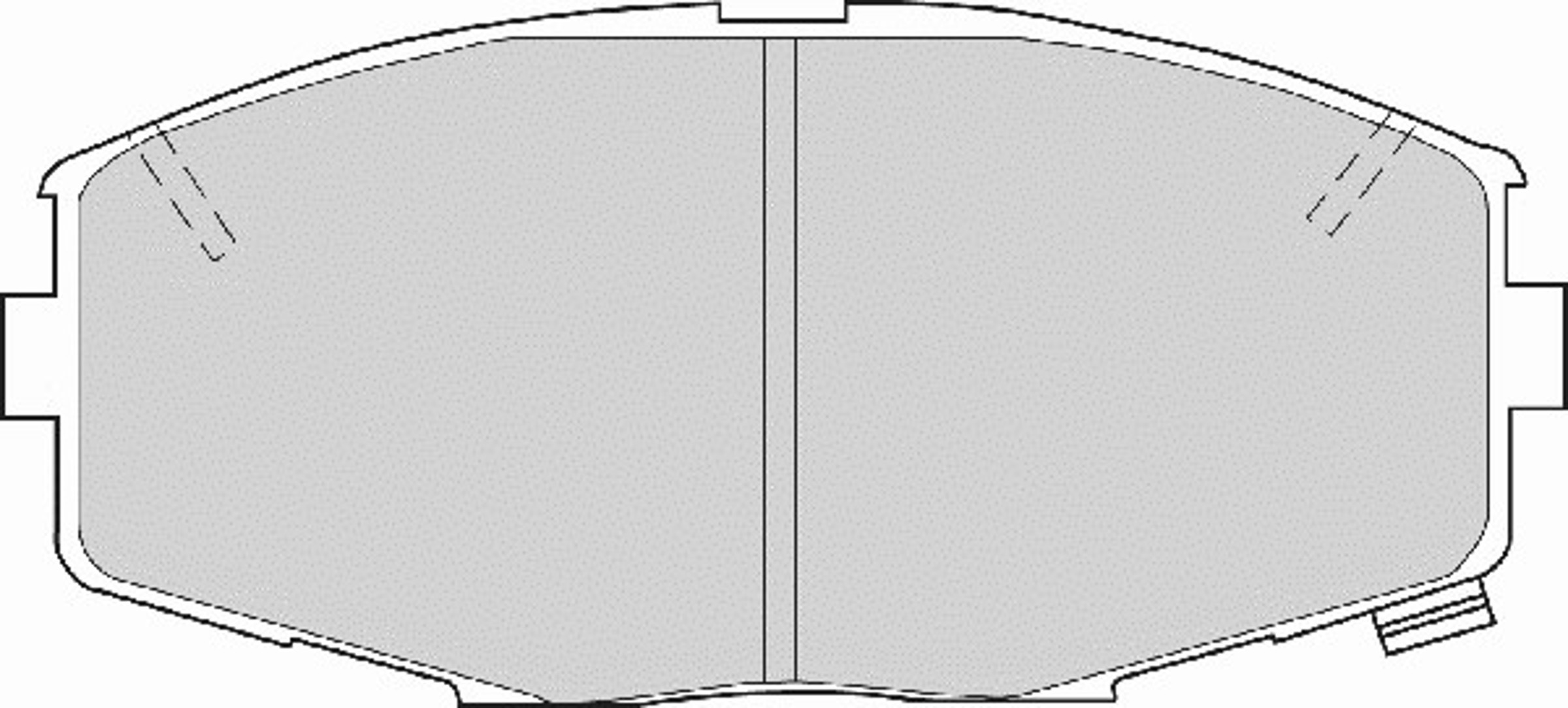 Колодки тормозные дисковые NECTO FD6289A