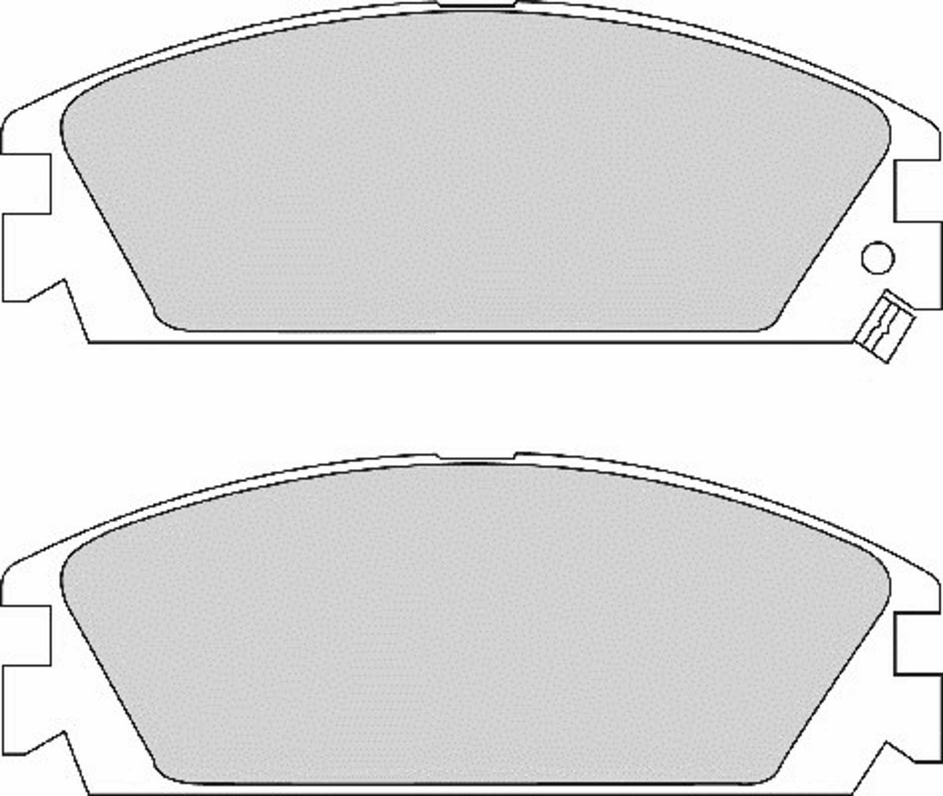 Колодки тормозные дисковые NECTO FD6290A