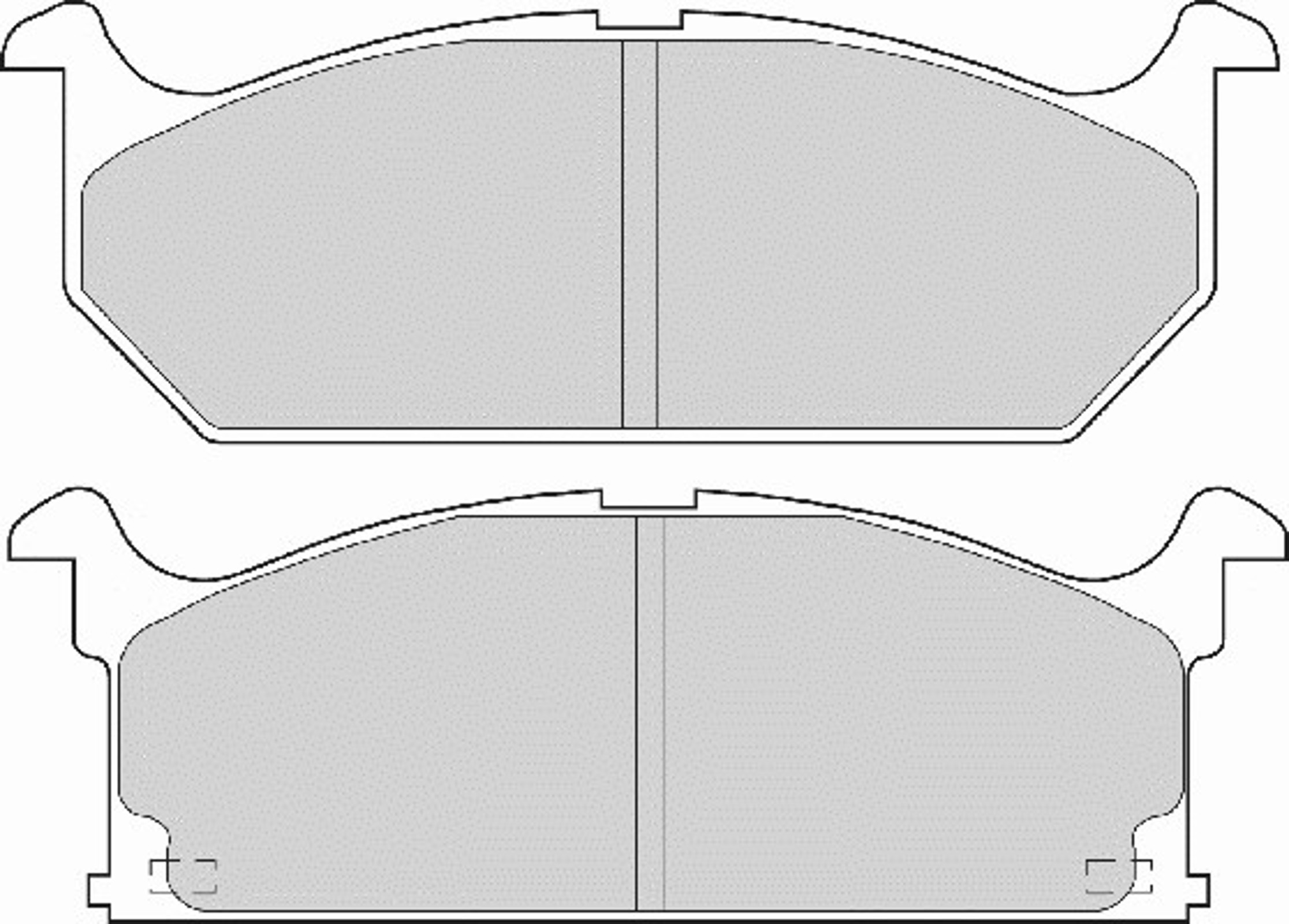 Колодки тормозные дисковые NECTO FD6291A