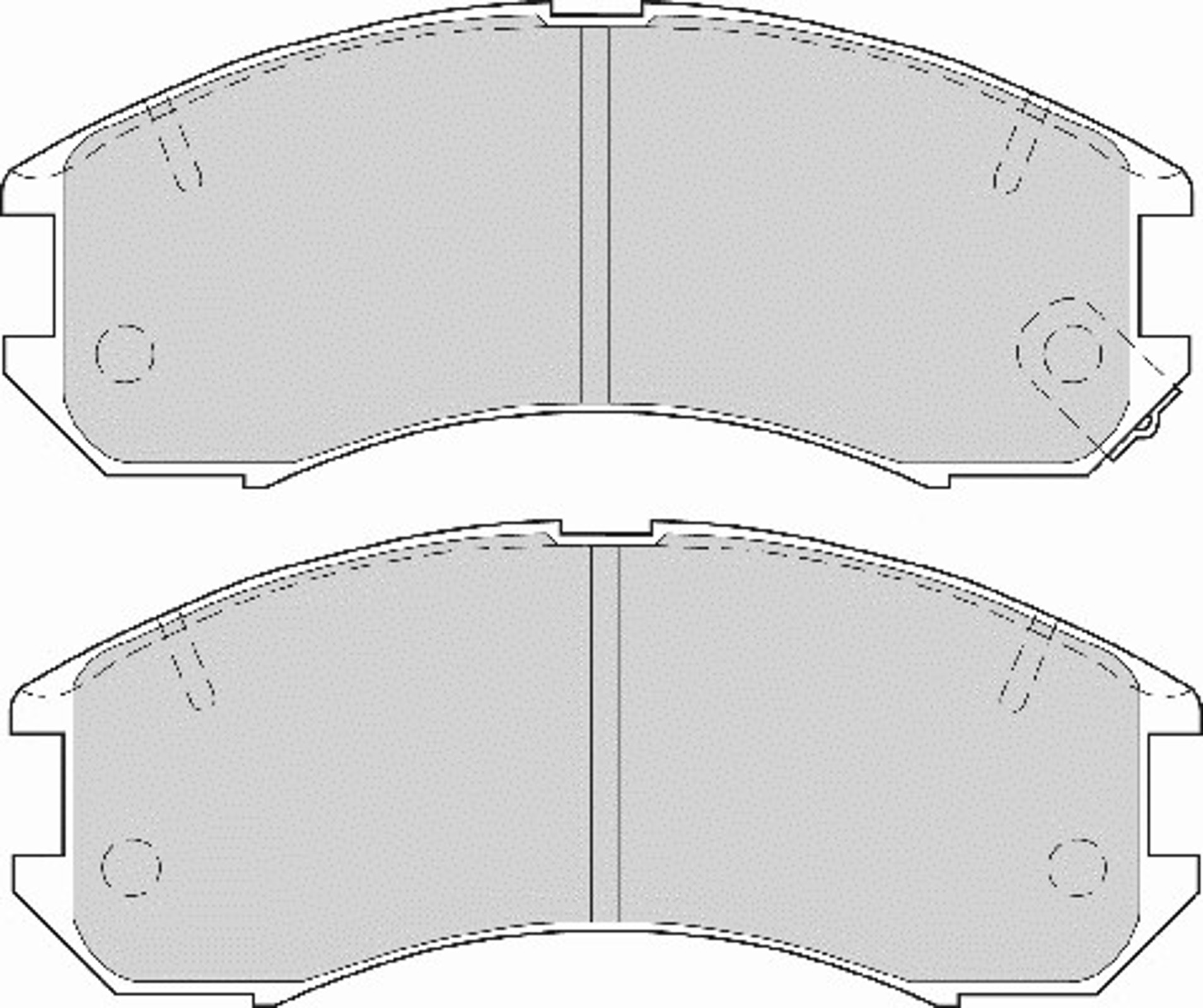 Колодки тормозные дисковые NECTO FD6357A