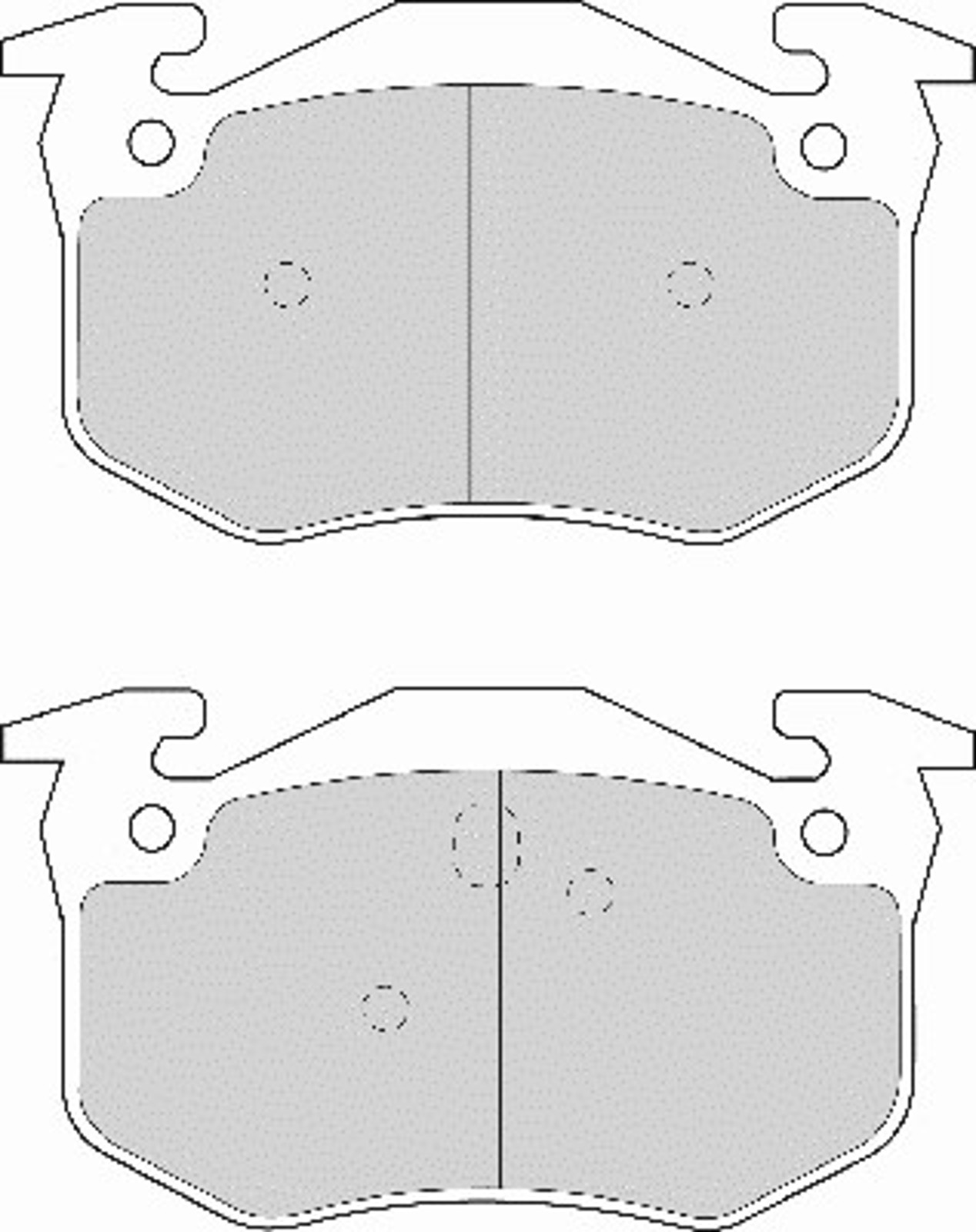 Колодки тормозные дисковые NECTO FD6373A