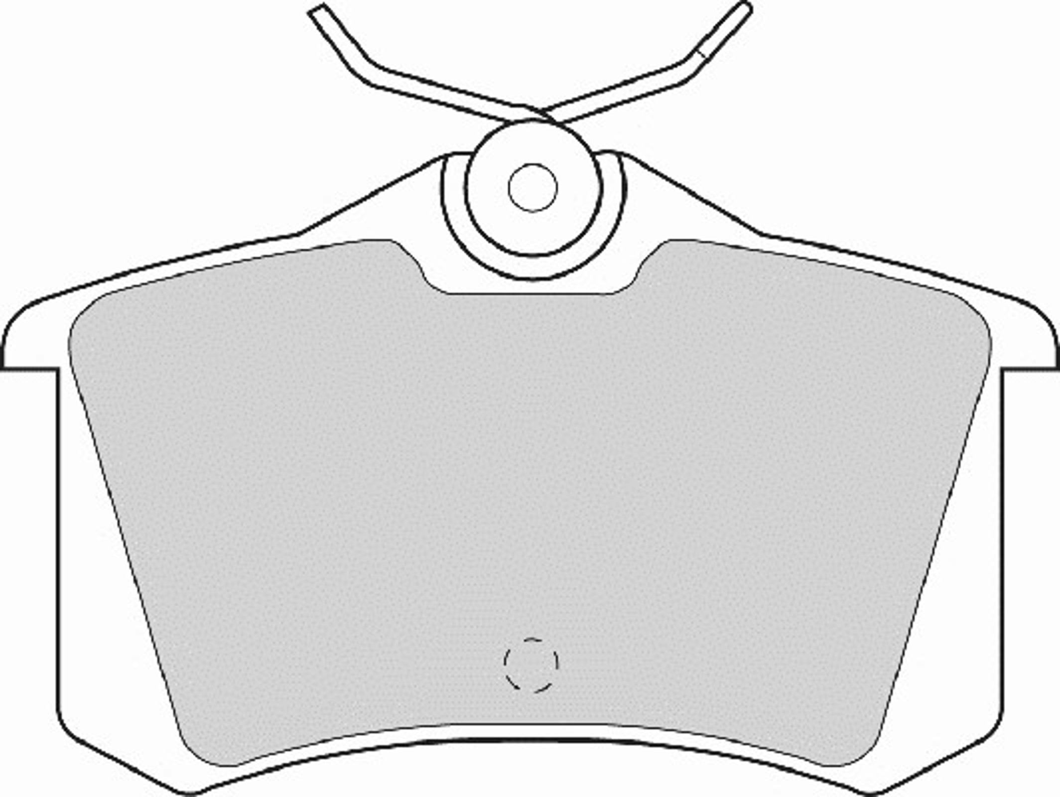 Комплект тормозных колодок дисковый тормоз NECTO FD6466A