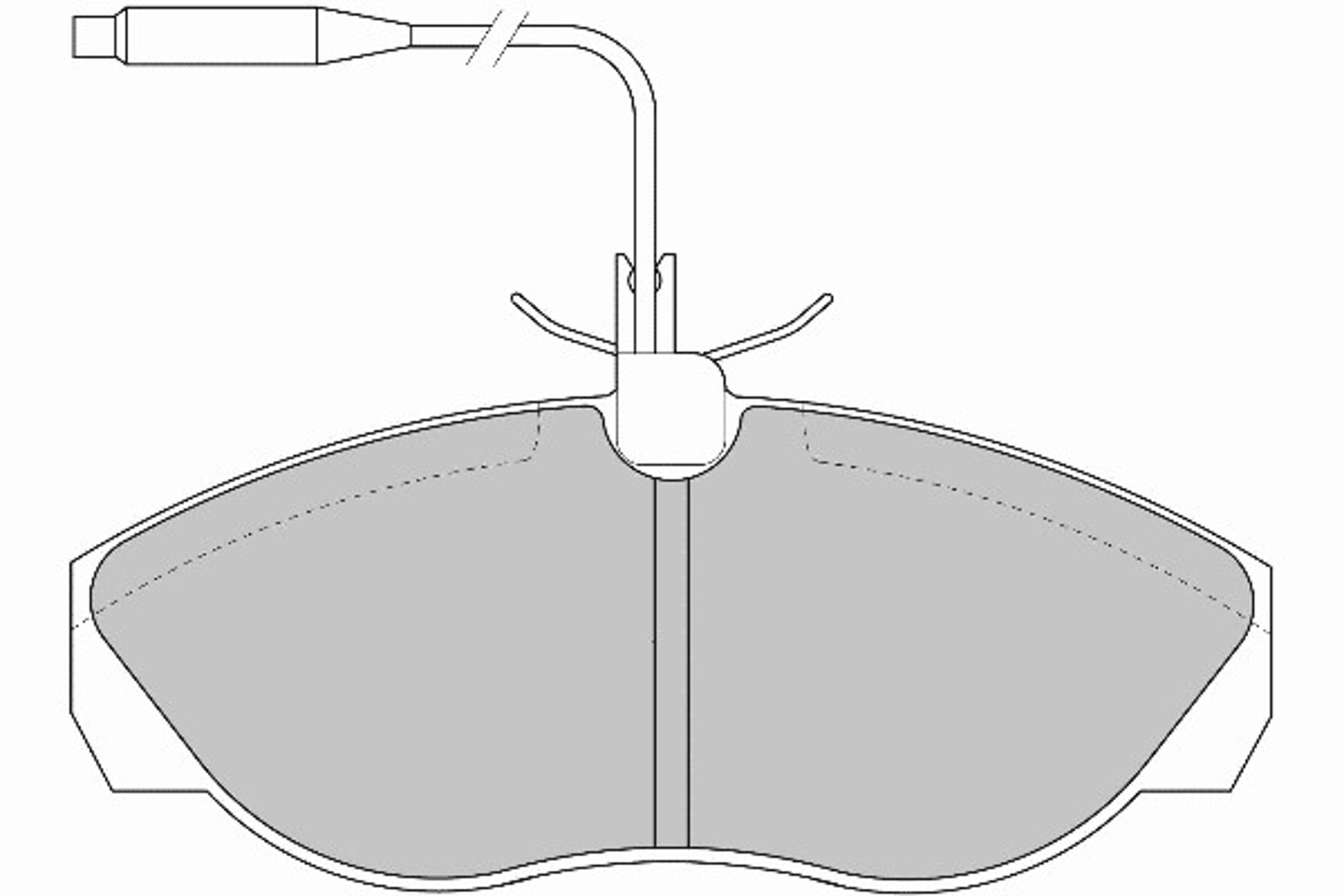 Колодки тормозные дисковые NECTO FD6521V