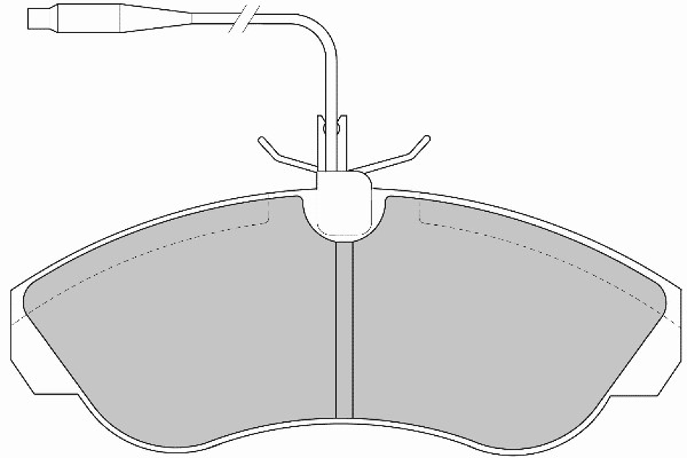 Колодки тормозные дисковые NECTO FD6522V