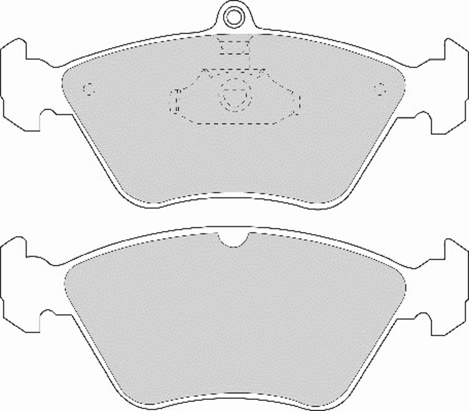 Колодки тормозные дисковые NECTO FD6587A