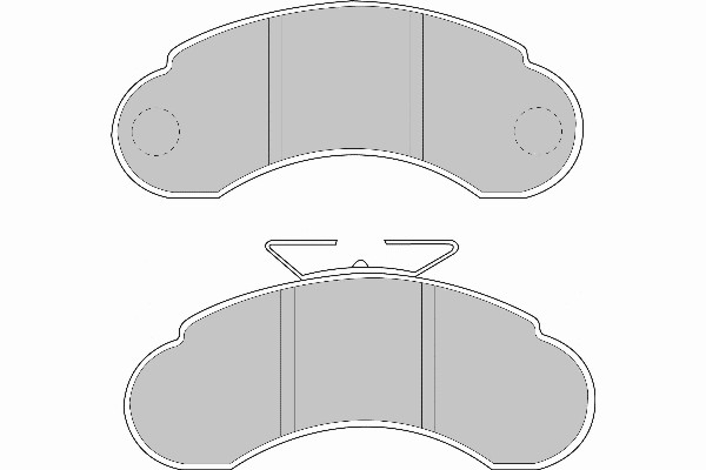 Колодки тормозные дисковые NECTO FD6599V