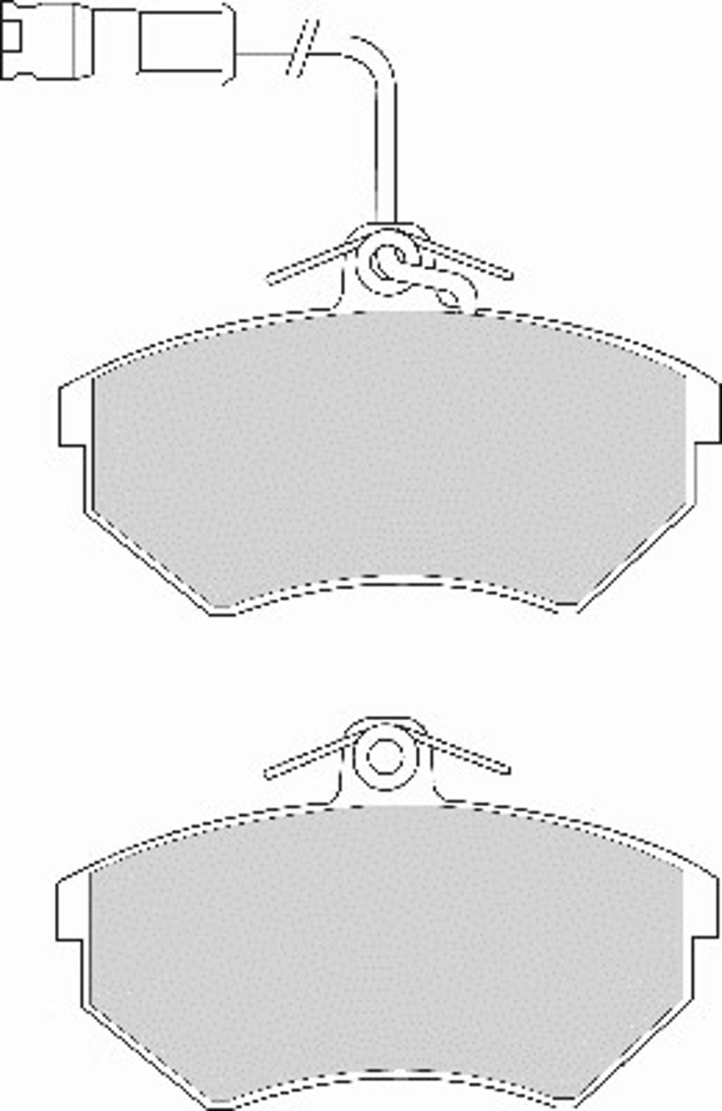 Колодки тормозные дисковые NECTO FD6602A