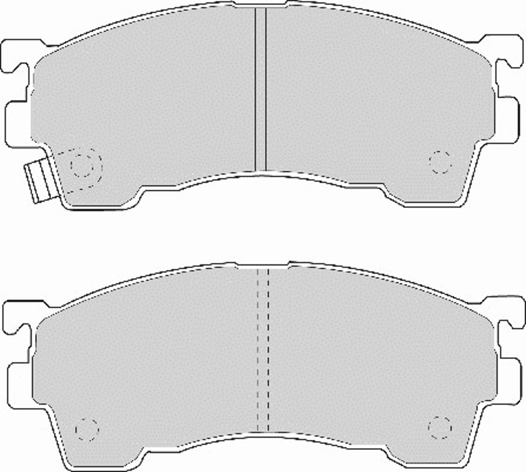 Колодки тормозные дисковые NECTO FD6609A