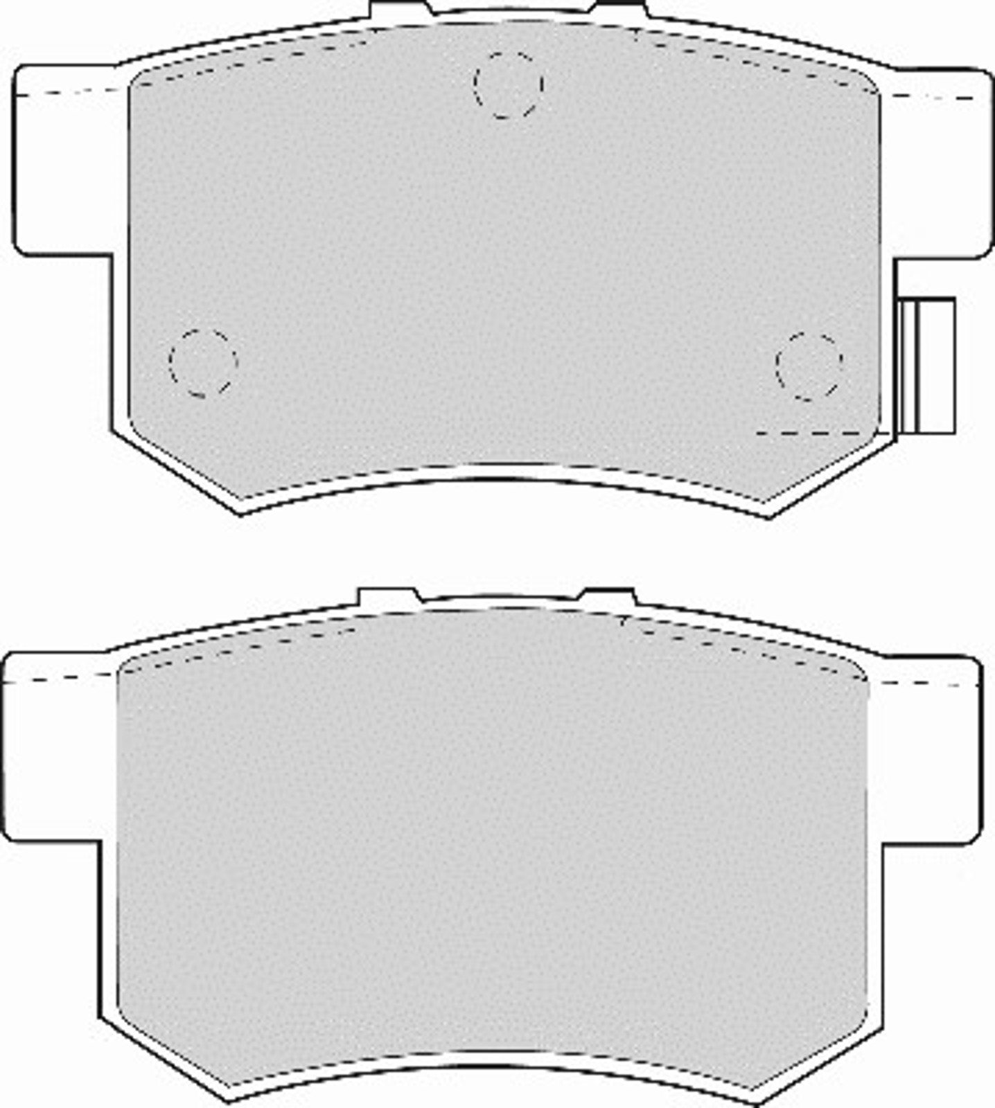 Колодки тормозные дисковые NECTO FD6625A