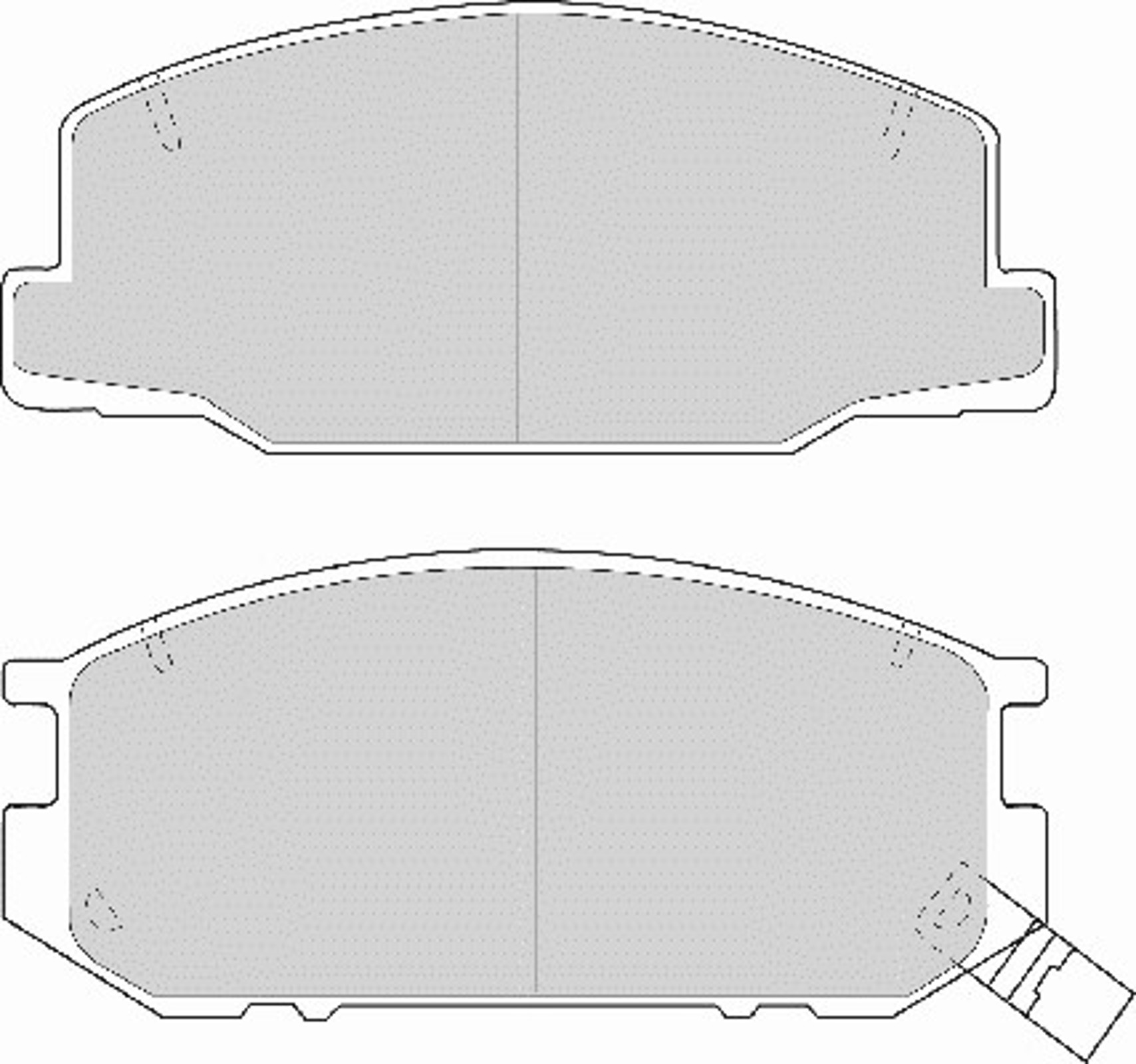 Колодки тормозные дисковые NECTO FD6670A