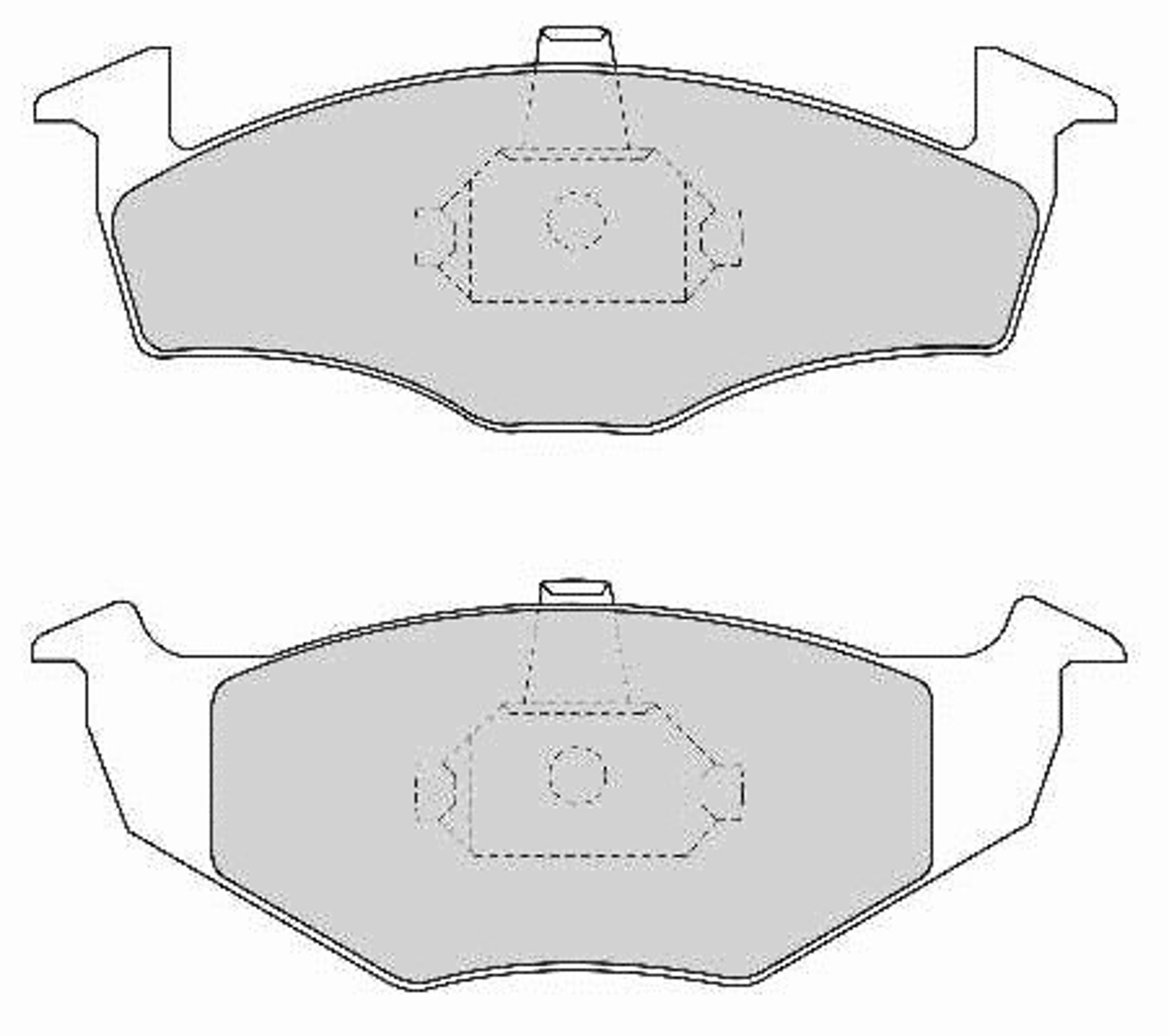 Колодки тормозные дисковые NECTO FD6689A