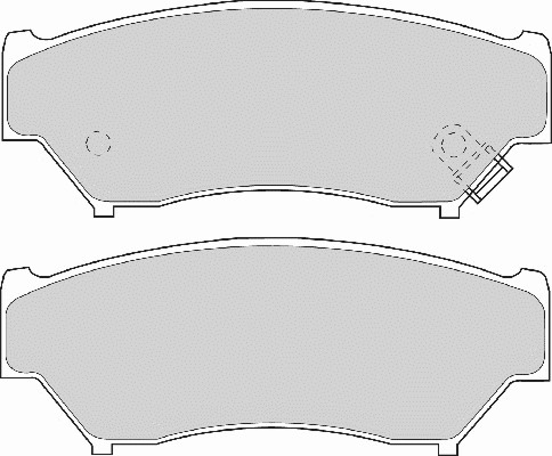 Колодки тормозные дисковые NECTO FD6745A